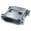 Adapter-Gehäuse für D-Sub Steckverbinder 25 polig metallisiert