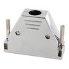 RS232 Kunststoff-Haube, metallisiert, lange Schlitzschraube, 37 Pol