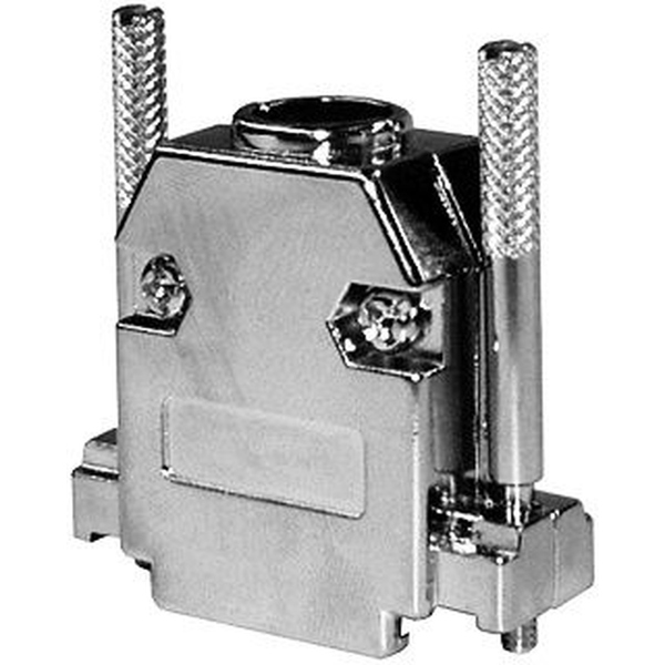 Vollmetallhaube Sub-D 15 pol mit langen Rändelschrauben