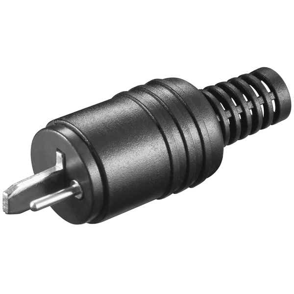 Lautsprecherstecker mit Schraubanschluss und Knickschutz Goobay 11241